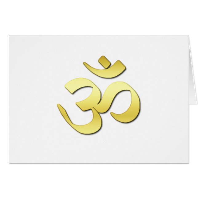 Cartão Símbolo do ohm (Frente Horizontal)