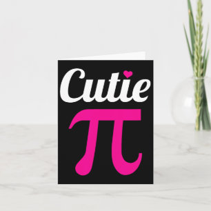 Cartão Símbolo Funny Pi Shirt Cutie Pi Dia Nacional Pi Gi