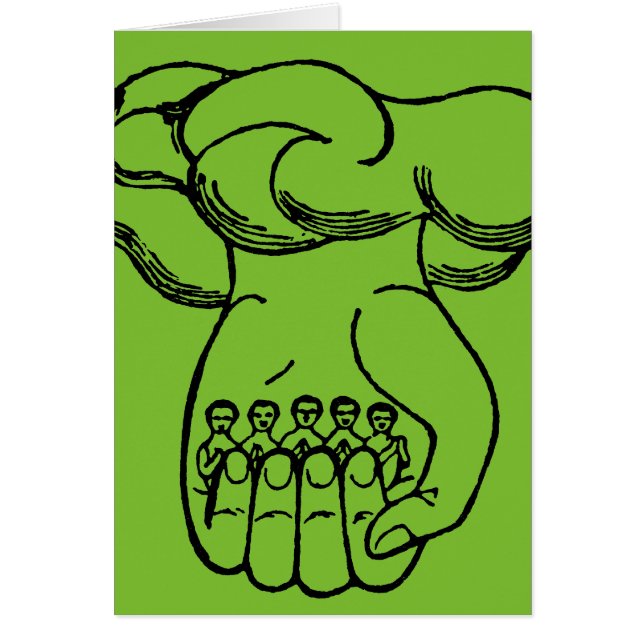 Cartão Símbolo: Mão divina (Frente)