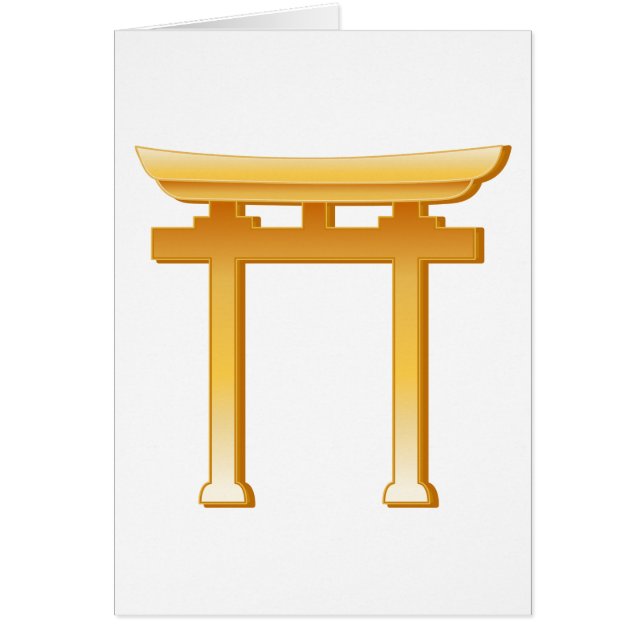 Cartão Símbolo Shinto (Frente)