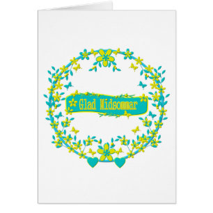 Cartão Símbolo suecia de Verão