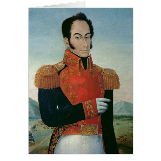 Cartão Simon Bolivar (Frente)
