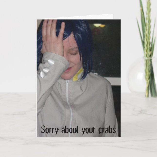 Cartão Simpatia - Caranguejos (Frente)