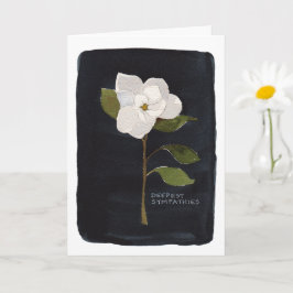 Cartão Simpatia com placa dobrada com flor 2