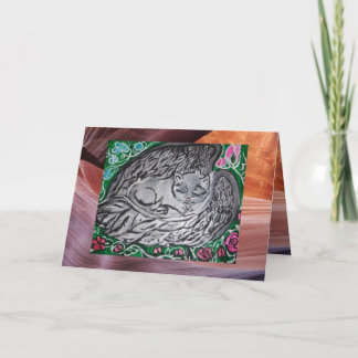 Cartão simpatia do gato