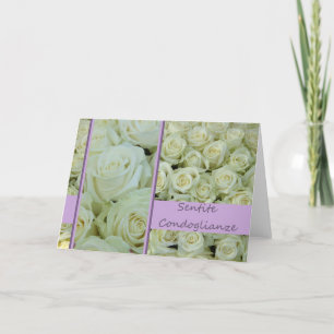 Cartão simpatia italiana Sentite Condoglianze