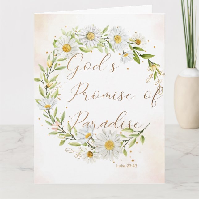 Cartão Simpatia JW Luke 23:43  (Frente)