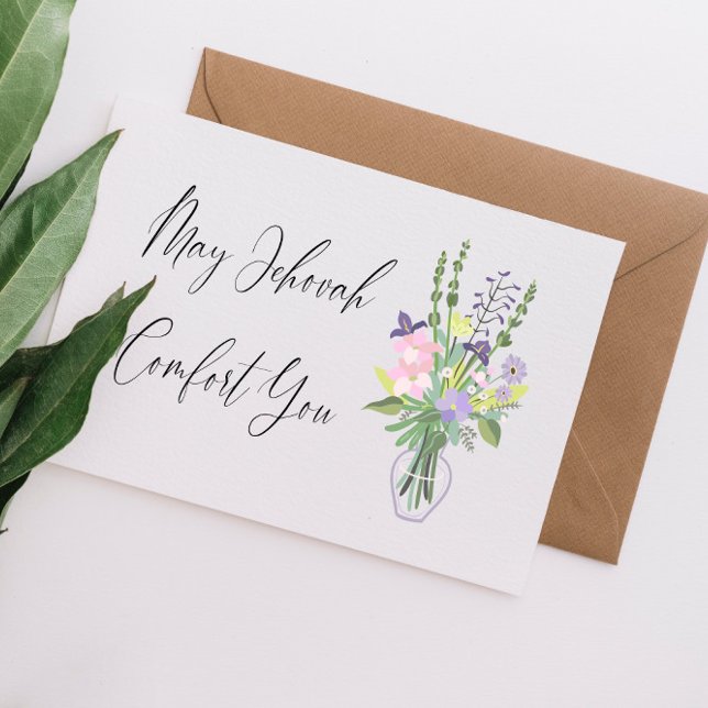 Cartão Simpatia JW Que Jeová Conforte Você  (Criador carregado)