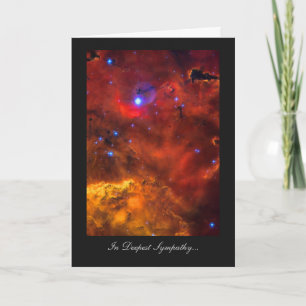 Cartão Simpatia mais profunda, enlutada,