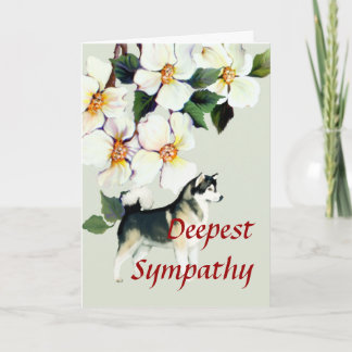 Cartão Simpatia Malamute do Alasca ou perda de poetas