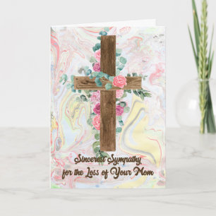 Cartão Simpatia pela pessoa que perdeu a mãe