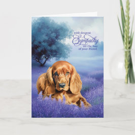 Cartão Simpatia Pet Cocker Spaniel Cachorro Lavanda