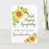 Simpatia Watercolor Floral Sunflower