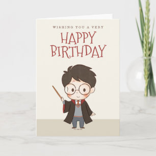 Cartão Simple Harry Potter Birthday