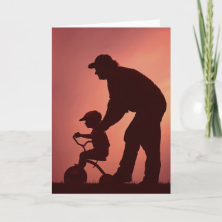 Cartão Simple SIlhouette Card for Father's Day