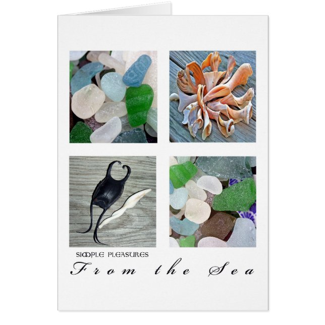 Cartão SimplePleasuresDo Mar (Frente)
