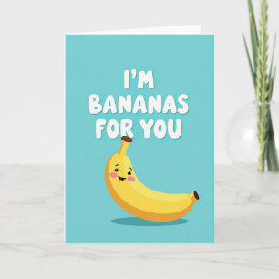 Cartão Simples Bananas Para Você