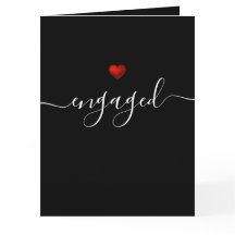 Simples Coração Vermelho Vermelho Negro Envolvido