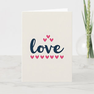 Cartão Simples de Amor Doce