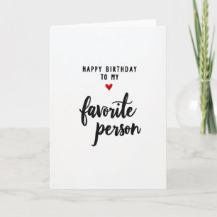 Cartão Simples de Aniversário