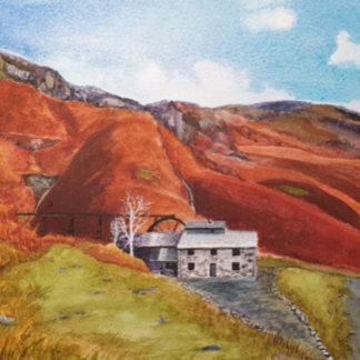 Cartão Simples do Lago Coniston