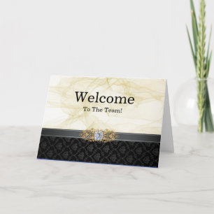 Cartão Simples e Personalizado Boas-vindas