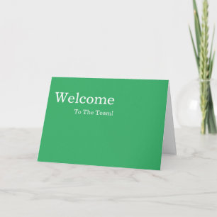Cartão Simples e Personalizado Boas-vindas Elegante