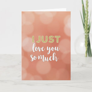 Cartão Simples Eu Te Amo Muito