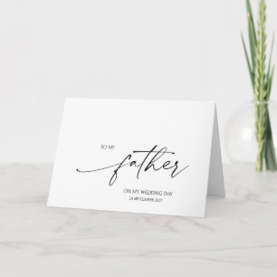 Cartão Simples Para O Dia Do Casamento Do Meu Pai, Brides