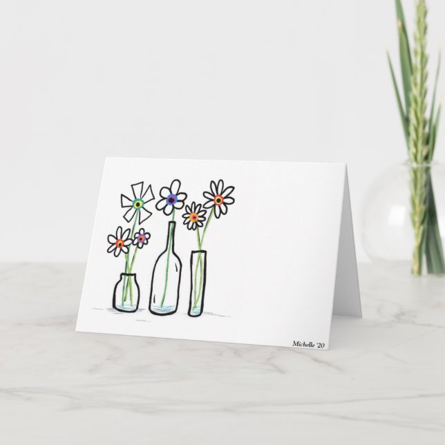 Cartão Simplesmente Flores (Frente)