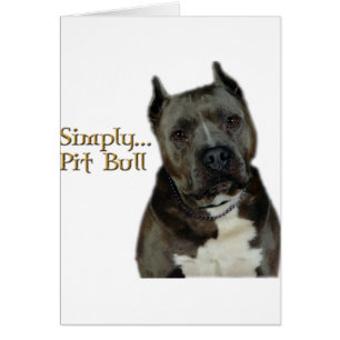 Cartão Simplesmente PitBull