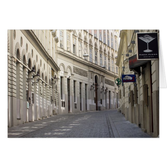 Cartão Sinagoga Em Seitenstettengasse (Frente Horizontal)