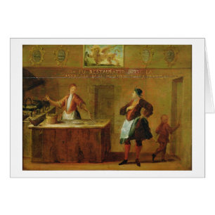 Cartão Sinal da guilda dos fabricantes Venetian da