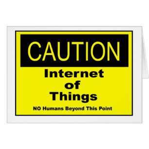 Cartão Sinal de Aviso de Caução IoT da Internet das Coi