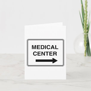Cartão Sinal de Centro Médico