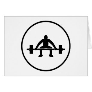 Cartão Sinal de elevação de peso