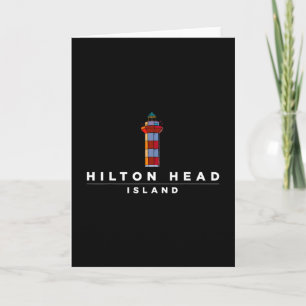 Cartão Sinal de Ilha Hilton Head Sc Lembrança de Férias