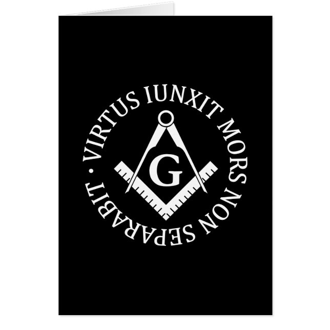 Cartão Sinal de maçonaria (Frente)