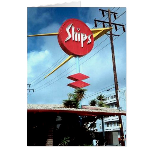 Cartão "Sinal de Navios" (Frente)