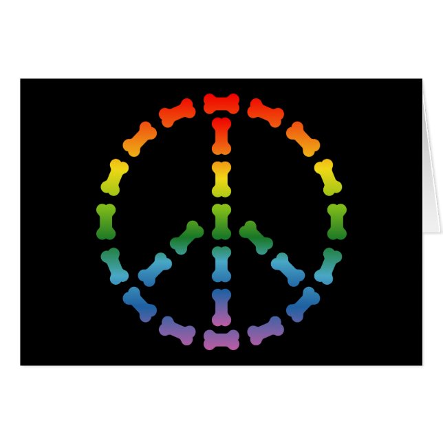 Cartão Sinal de Paz (Frente Horizontal)