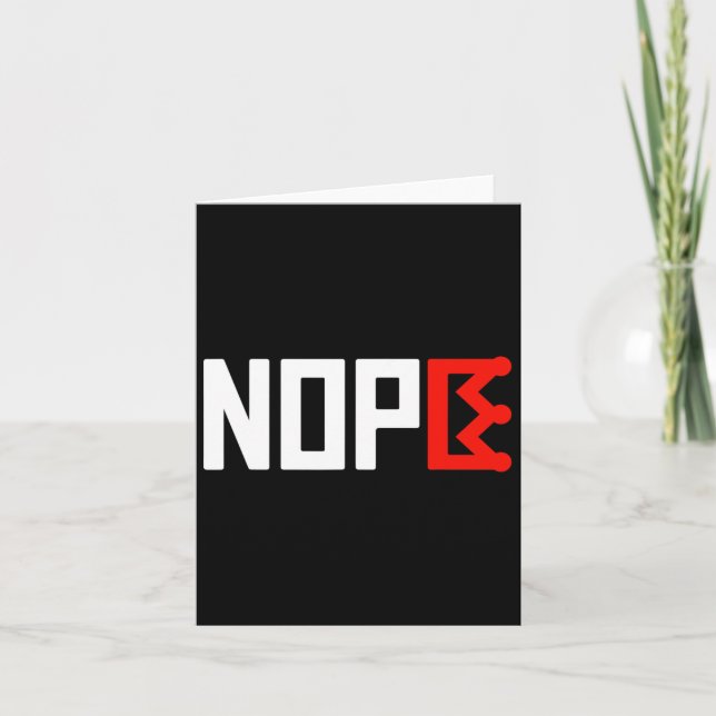 Cartão Sinal de Protesto Sem Kings Horizontal (Frente)