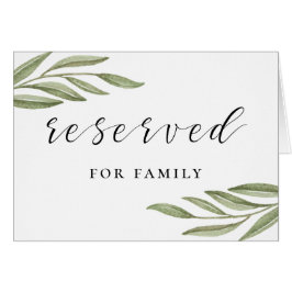 Cartão Sinal de reserva de casamento com caligrafia de fo
