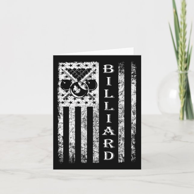Cartão Sinalizador Billiard - Sinalizador Billiard Outfit (Frente)