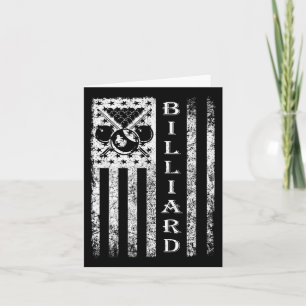 Cartão Sinalizador Billiard - Sinalizador Billiard Outfit