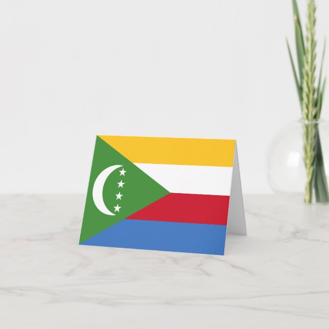 Cartão Sinalizador Comores (Frente)