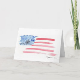 Cartão Sinalizador de Aquarela com Placa de Nota do Cemit