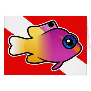 Cartão Sinalizador de Mergulho Real Gramma