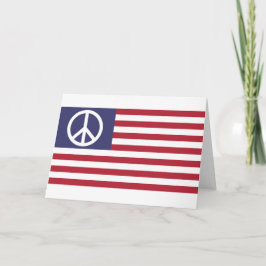 Cartão Sinalizador de Paz dos Estados Unidos