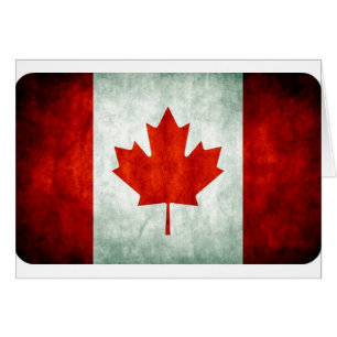Cartão Sinalizador do Canadá em dificuldades