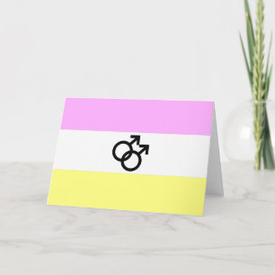 Cartão Sinalizador do Orgulho Twink